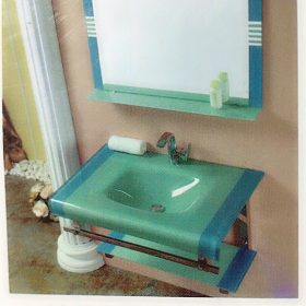 Bộ chậu kính cường lực Mã số 7023
